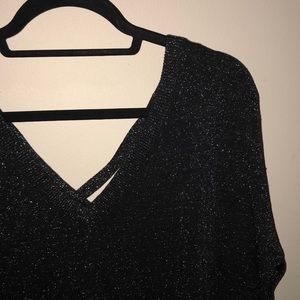 Topshop glittery sparkle tunic top shirt dress